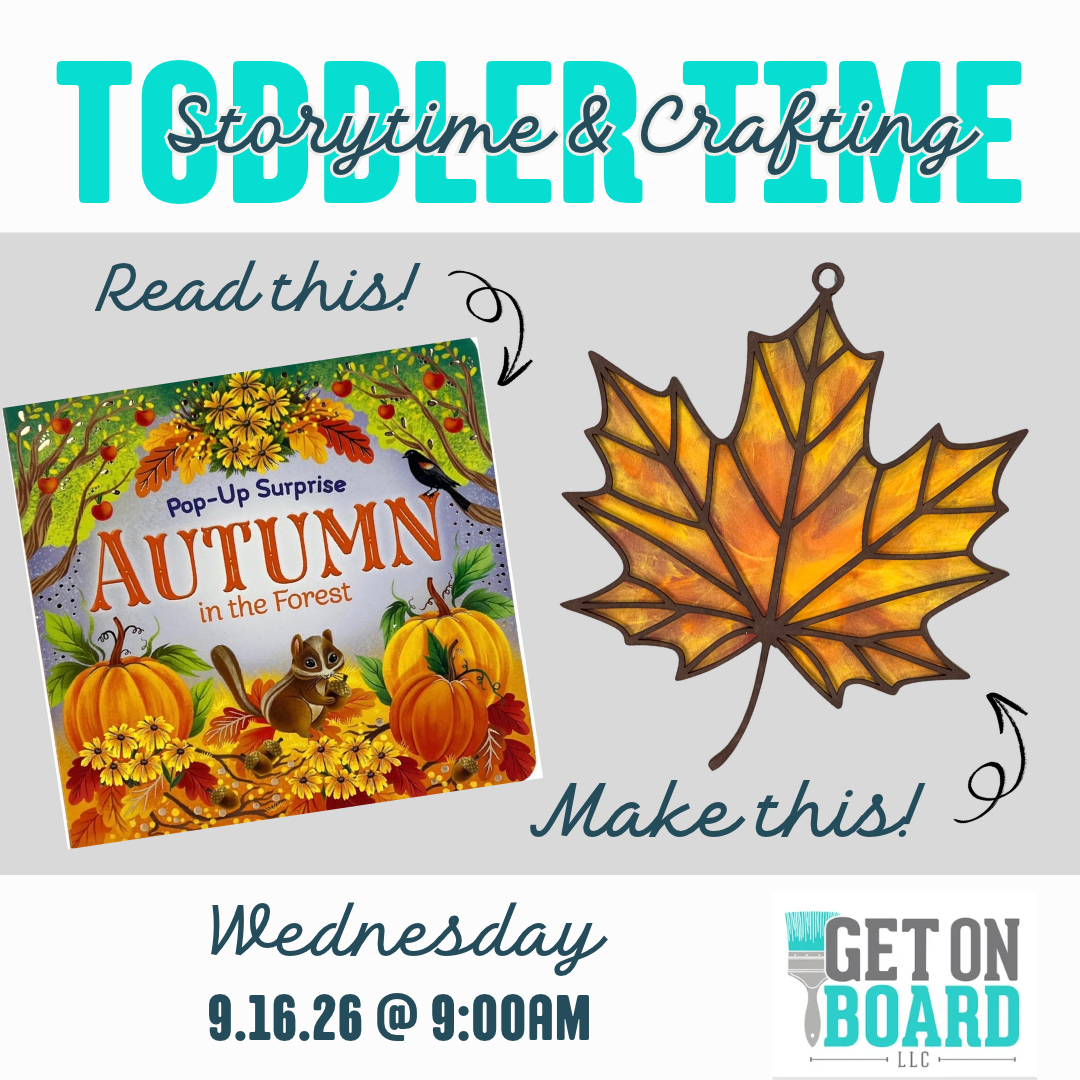 Wed. 9.16 @ 9:00 Toddler Time: Storytime & Crafting