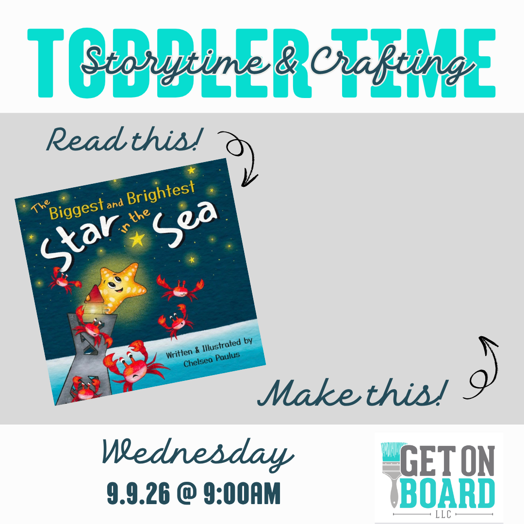 Wed. 9.9 @ 9:00 Toddler Time: Storytime & Crafting
