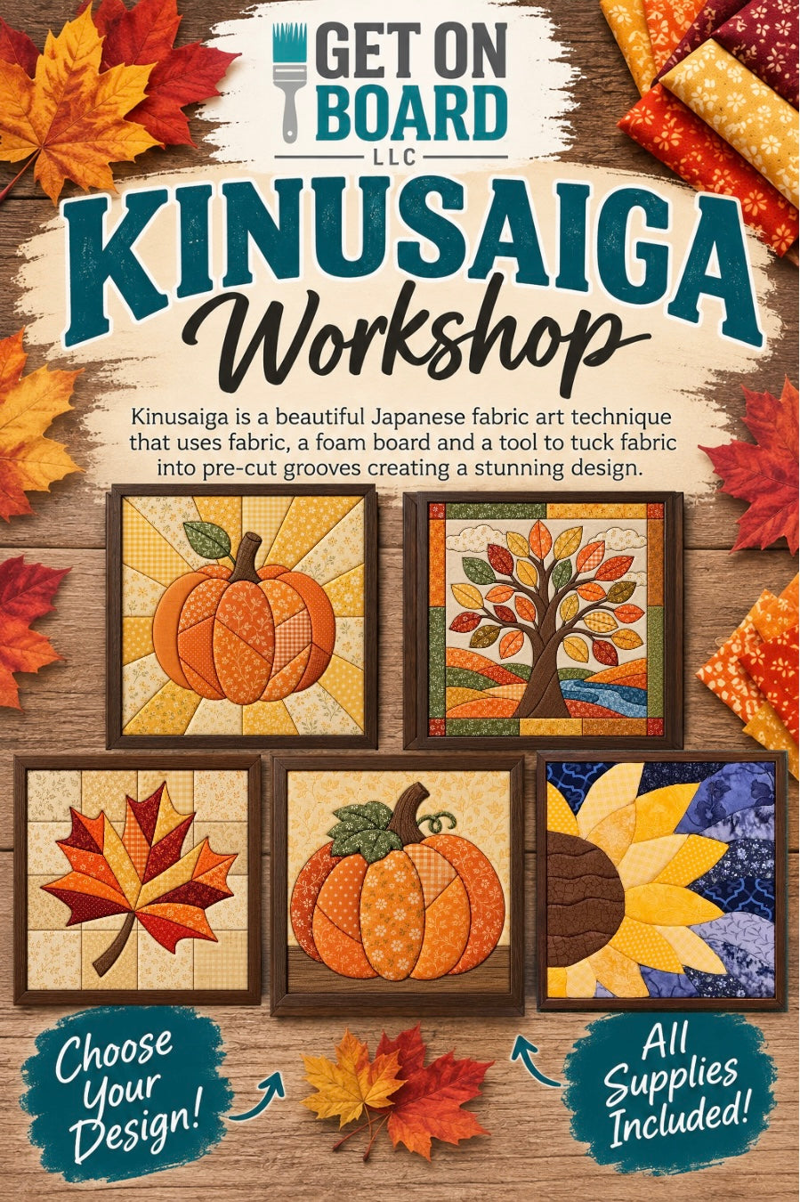 Kinusaiga Workshop - Sunday, 10.18 @ 4pm