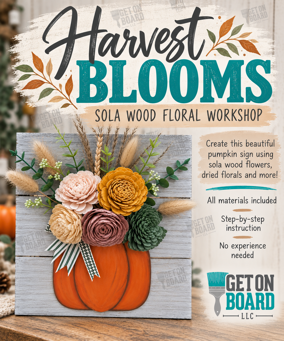 Harvest Blooms - Tuesday, 11.10 @ 6:30pm