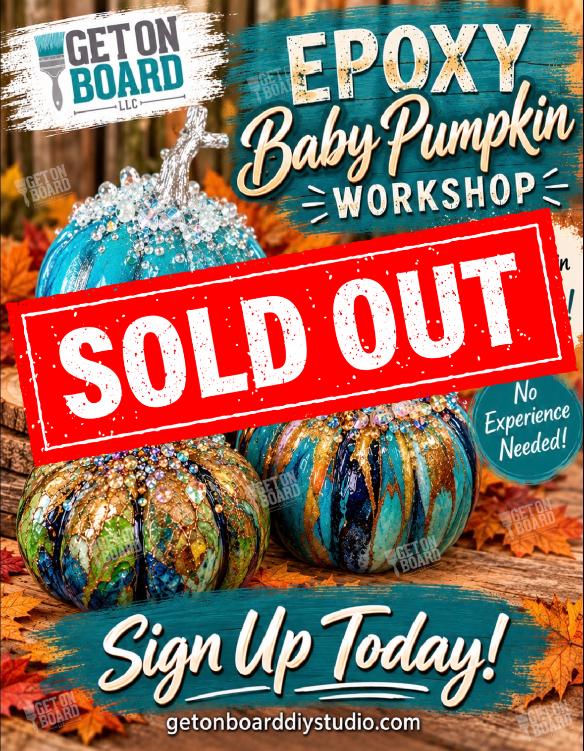 Epoxy Baby Pumpkin - Tues. 10.20 @ 6:30