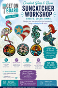 8/18 Tuesday @ 6:30pm  Suncatcher Workshop