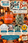 Blast & Burn- sandblast & candle experience workshop - Thurs. 10.29 @ 6:30
