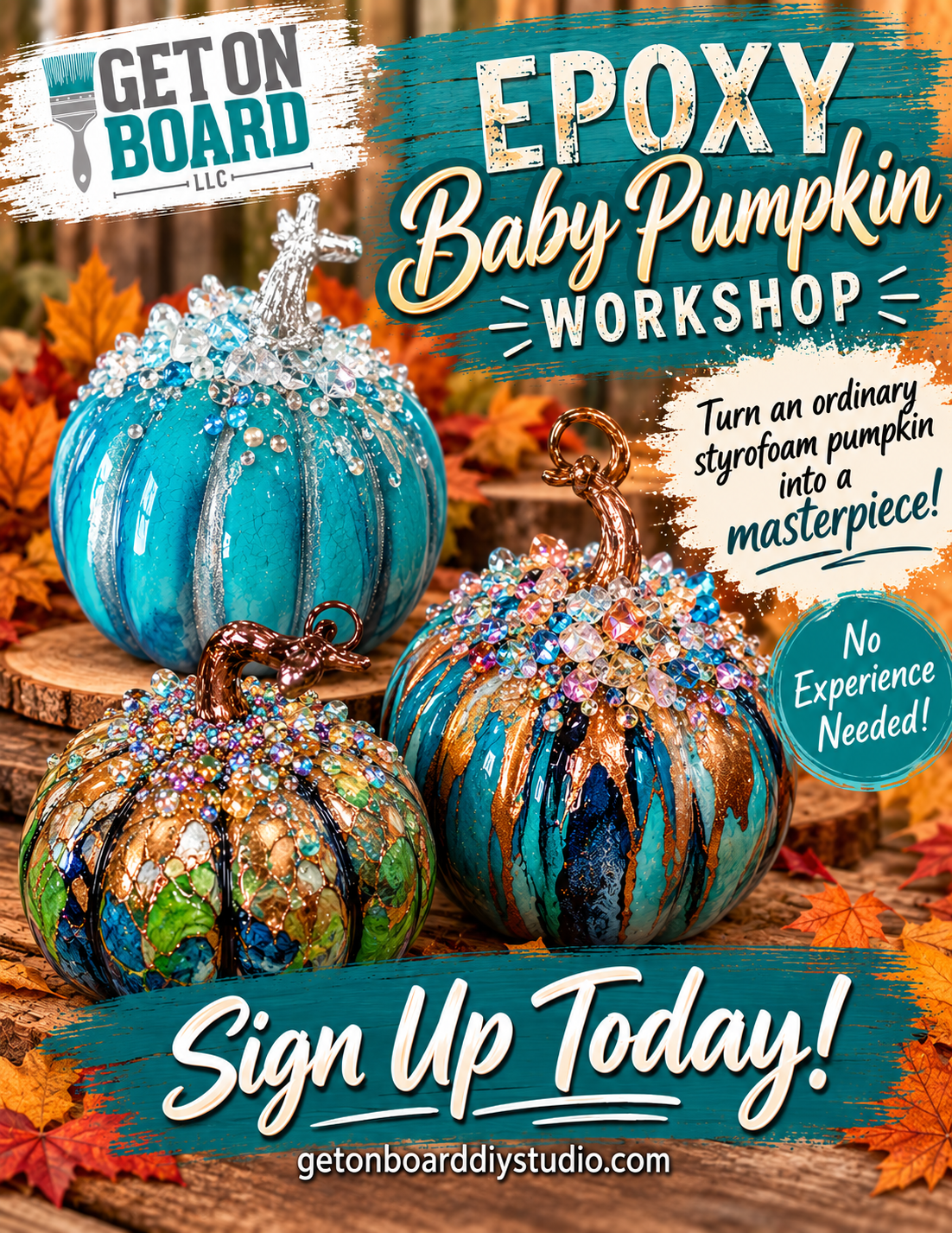 Epoxy Baby Pumpkin - Tues. 10.20 @ 6:30