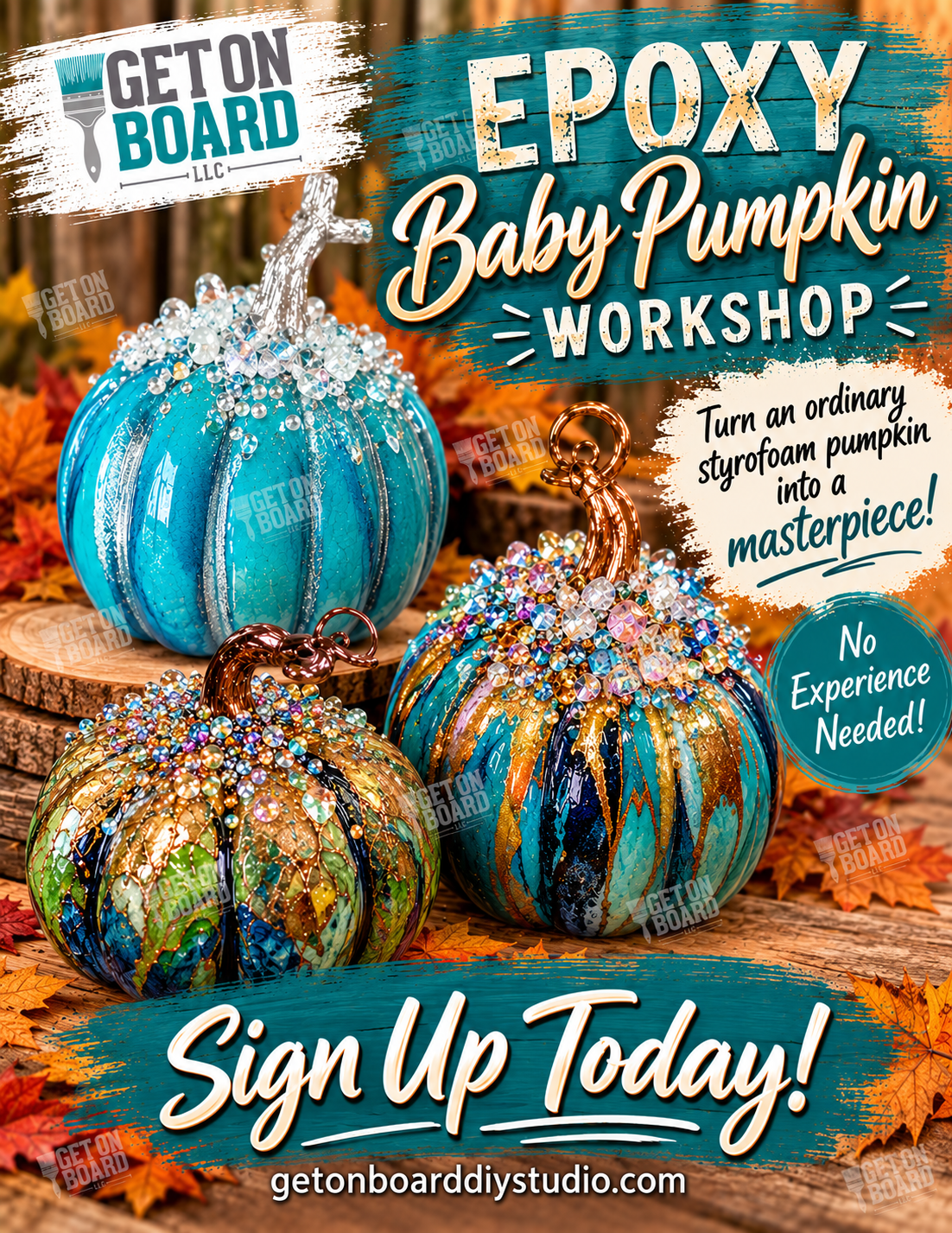 Epoxy Baby Pumpkin - Tues. 10.20 @ 6:30