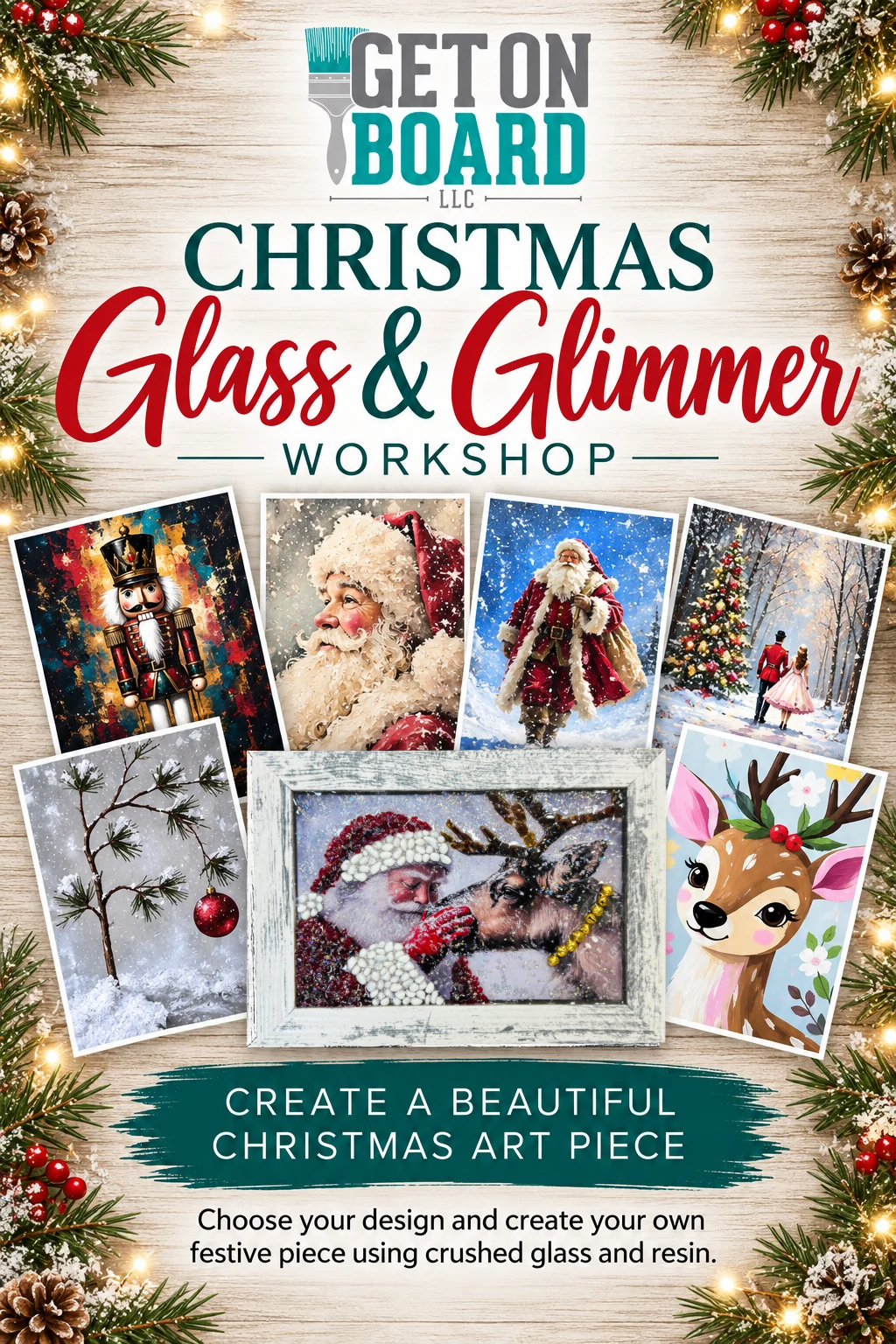 Glass & Glimmer: Christmas Edition - Sat. 11.28 @ 11:00am